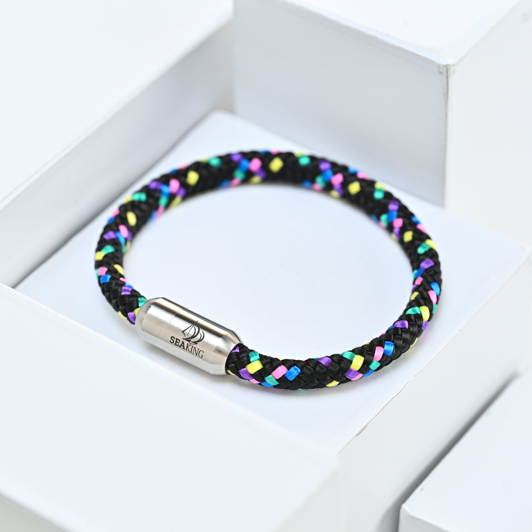 handgefertigt Armband SeaKing Konfetti farbenfroh

