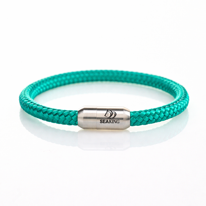 handgefertigt Armband SeaKing Minze grün
