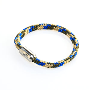 handgefertigt Armband SeaKing Oase aus Segeltau mit Edelstahlverschluss
