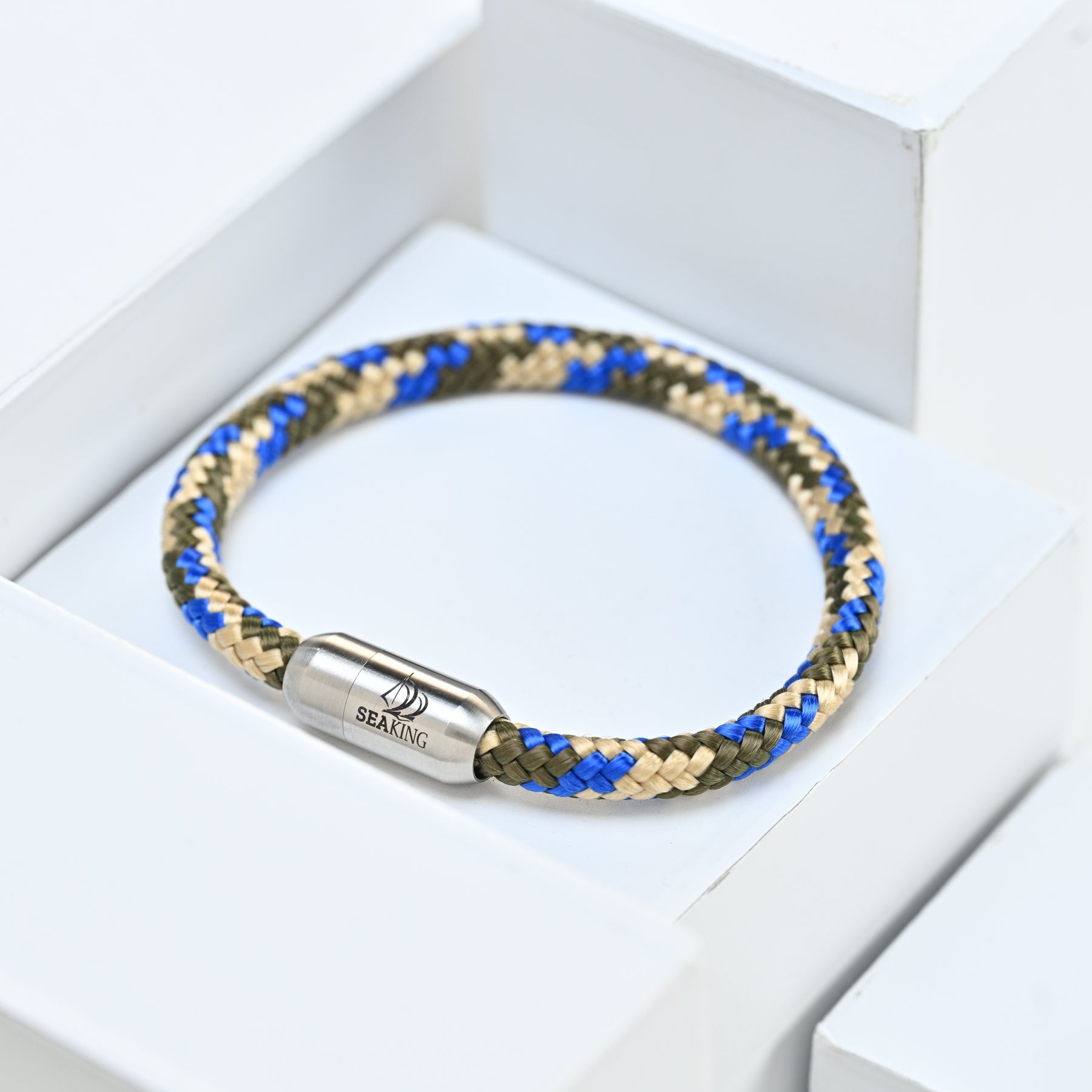 handgefertigt Armband SeaKing Oase in maritimen Farben
