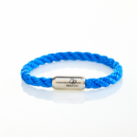 handgefertigt Armband SeaKing Penne in kräftigem Blau
