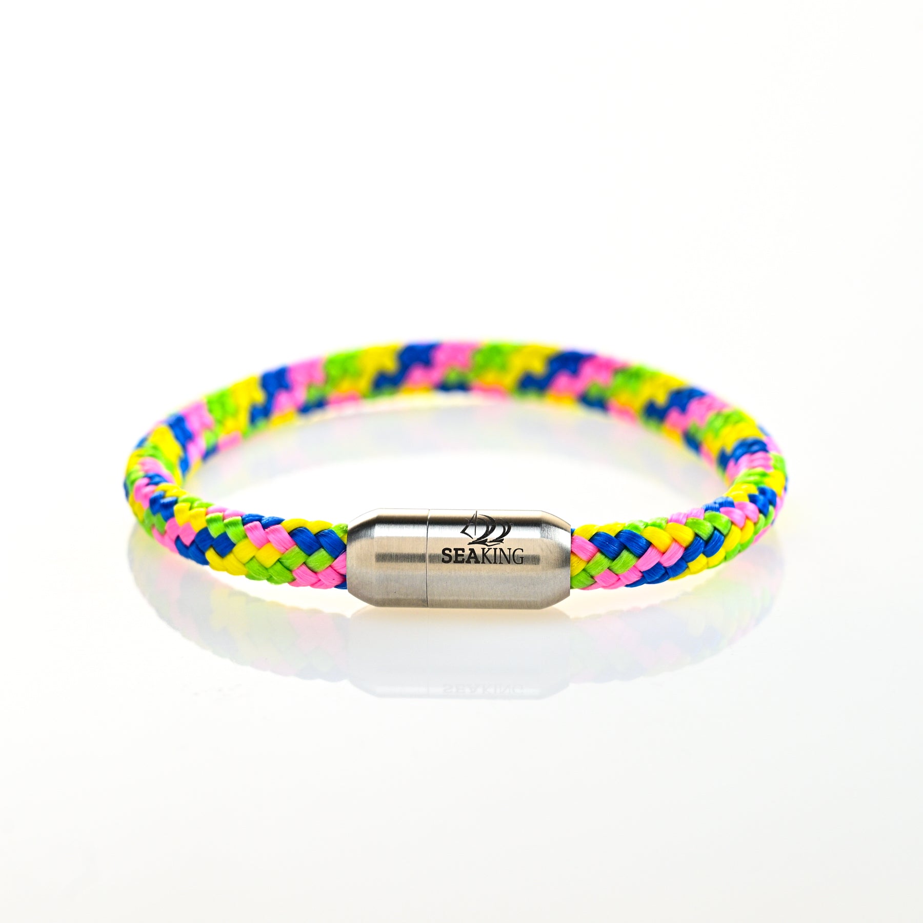 SeaKing Armband Einhorn – bunt & handgefertigt aus Segeltau
