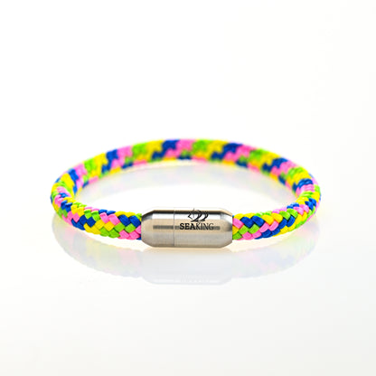 SeaKing Armband Einhorn – bunt & handgefertigt aus Segeltau
