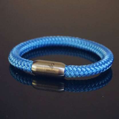 Braccialetto in corda nautica per donna Royal 8mm con chiusura magnetica